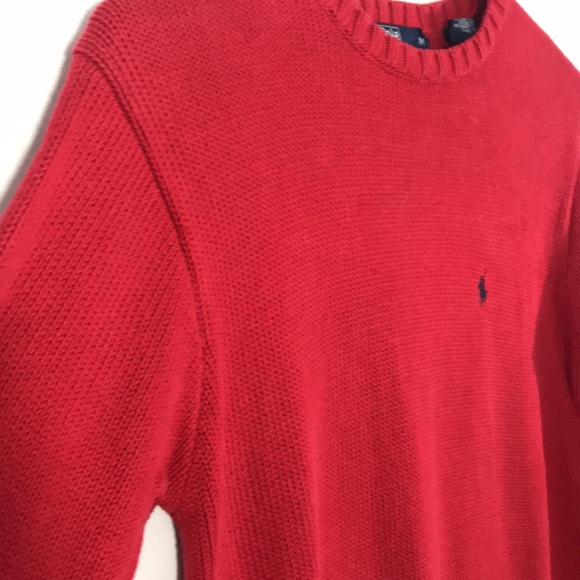 POLO by Ralph Lauren 100% Cotton Crew Sweater - Picture 5 of 12